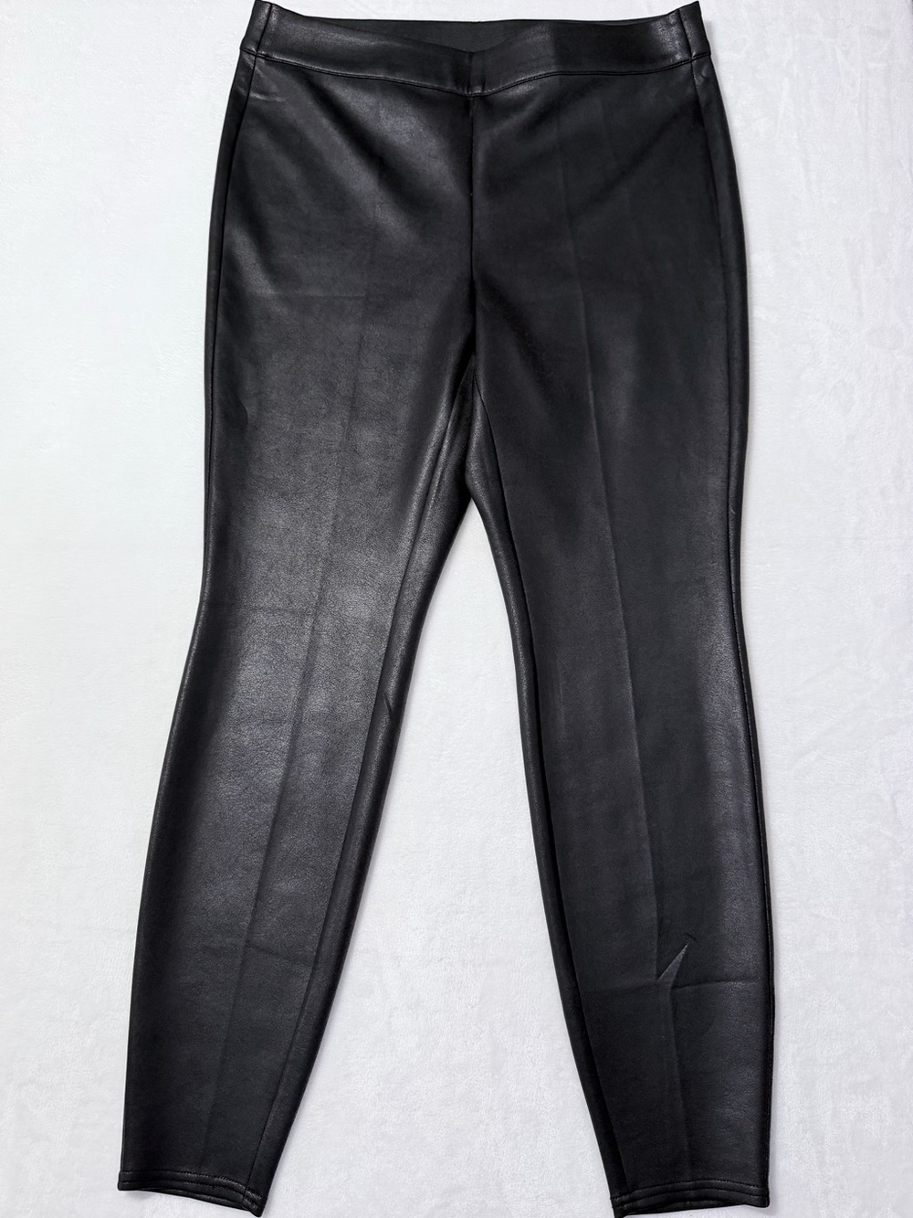 Lane Bryant Black Faux Leather Slim Men's Pants